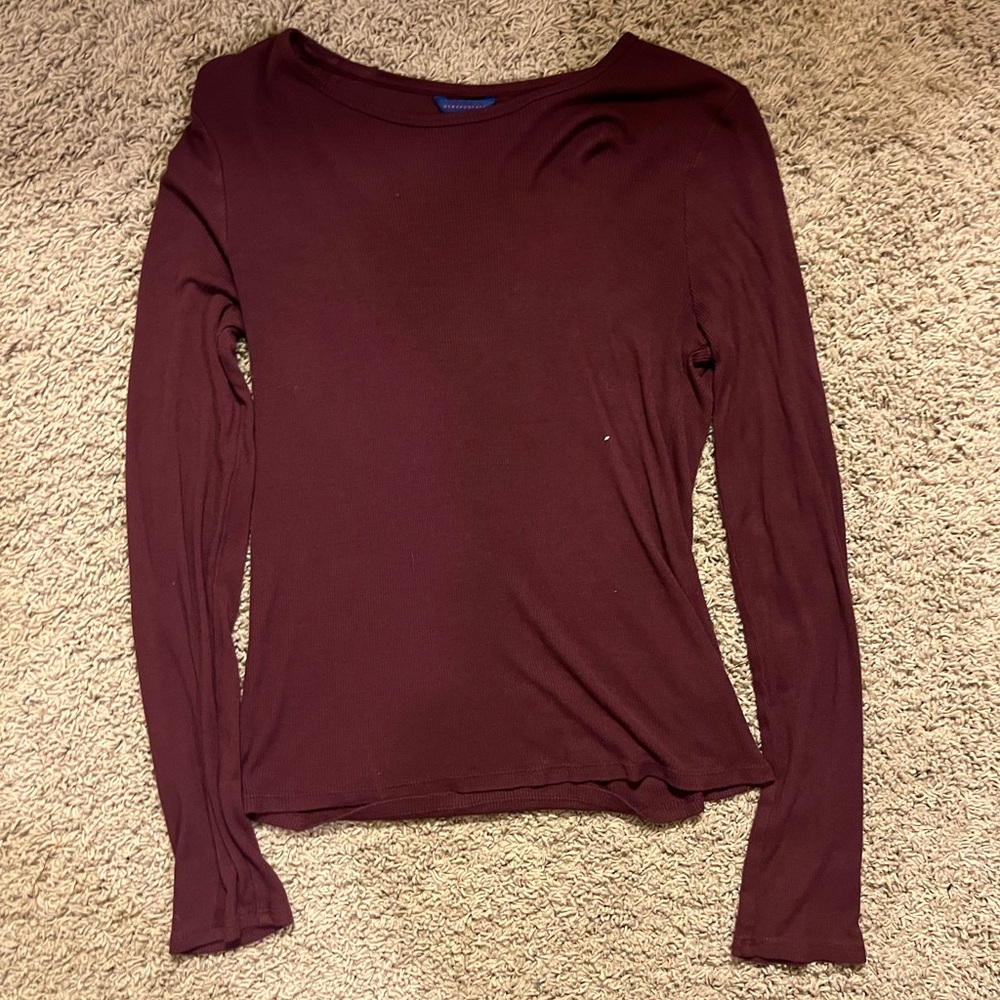 Super soft red shirt from Aeropostale, size is XL but sizing runs big